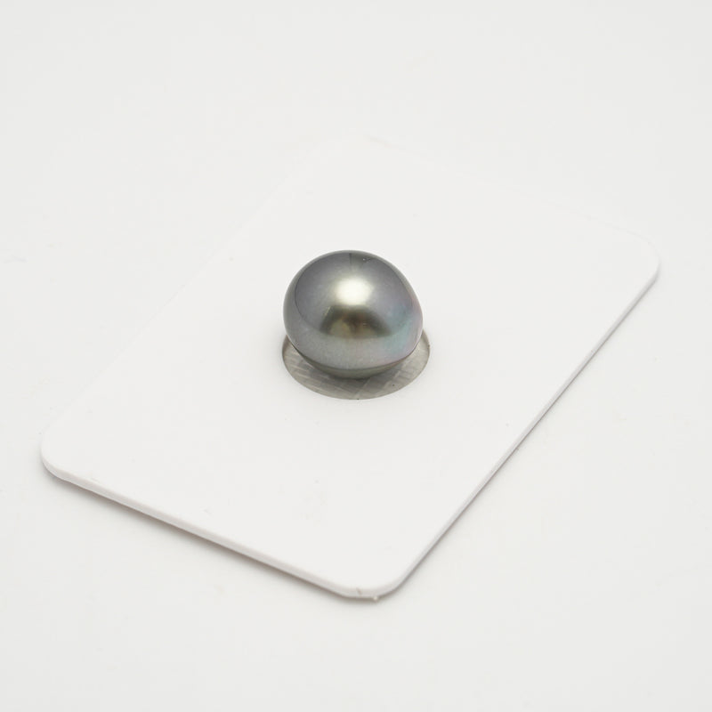 1pcs "High Luster" Gray 10.7mm - SB TOP/AAA Quality Tahitian Pearl Single LP2030 OR7