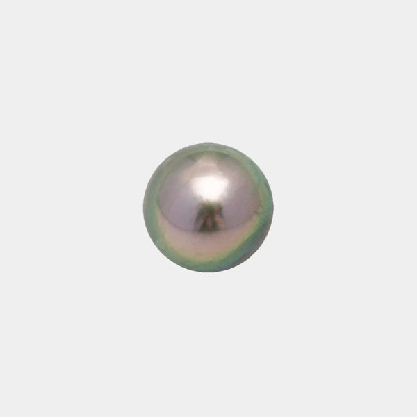 1pcs "High Luster" Green 9.3mm - SR AAA/AA Quality Tahitian Pearl Single LP2145 OR10