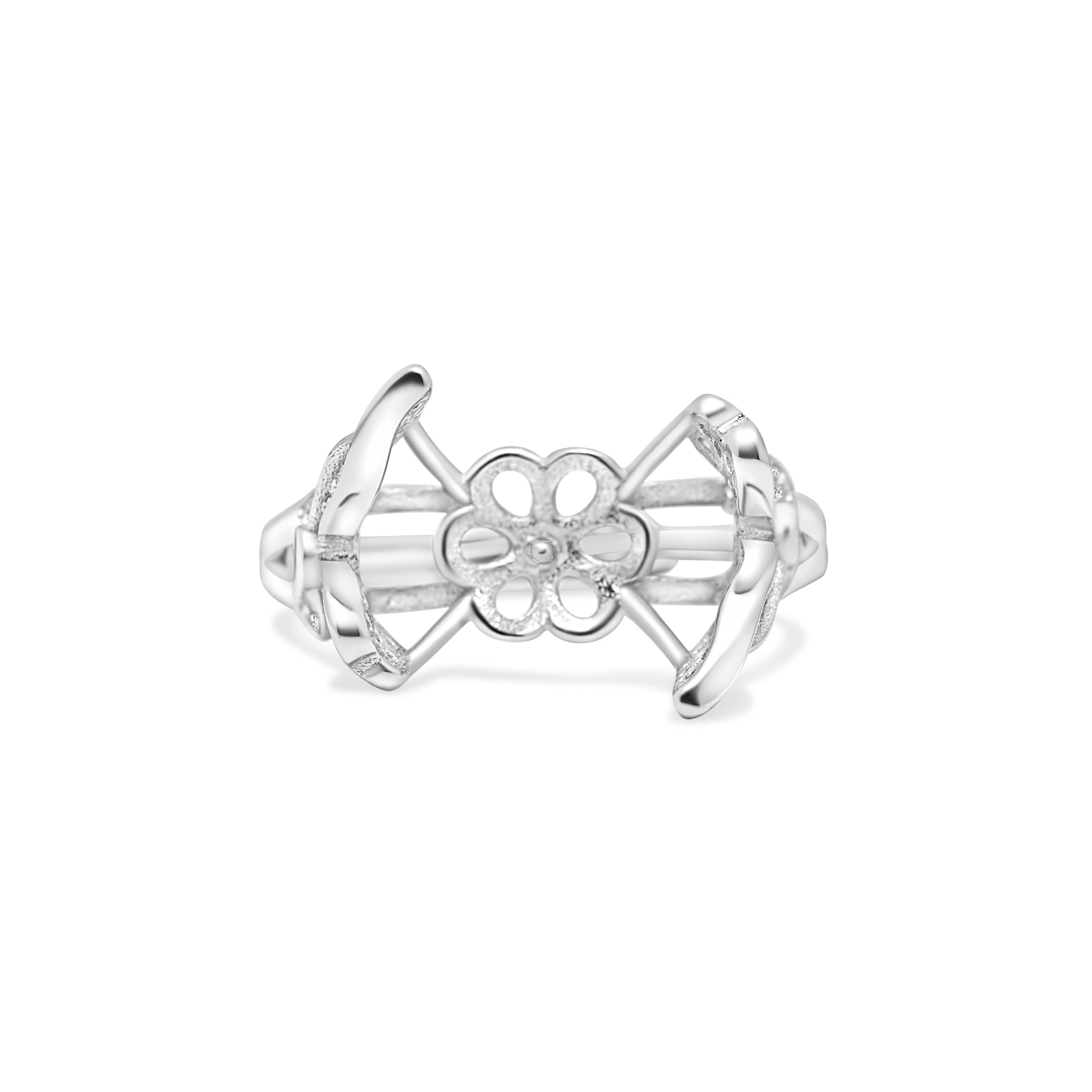Adjustable Ring 925 Silver for pearl SC492