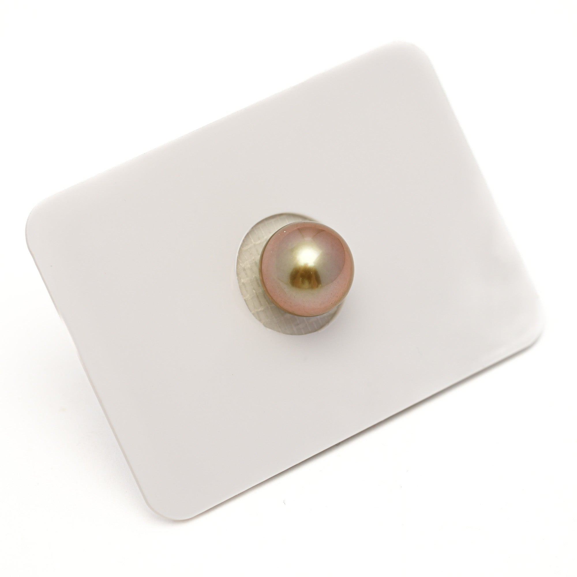 1pcs "High Luster" Light Pink 9.3mm - RSR AAA Quality Tahitian Pearl Single LP2372 OR13
