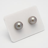 2pcs Light 10-10.1mm - SR AAA/AA Quality Tahitian Pearl Pair ER1525 TH1