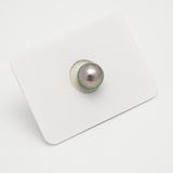 1pcs "High Luster" Green 9.3mm - SR AAA/AA Quality Tahitian Pearl Single LP2145 OR10