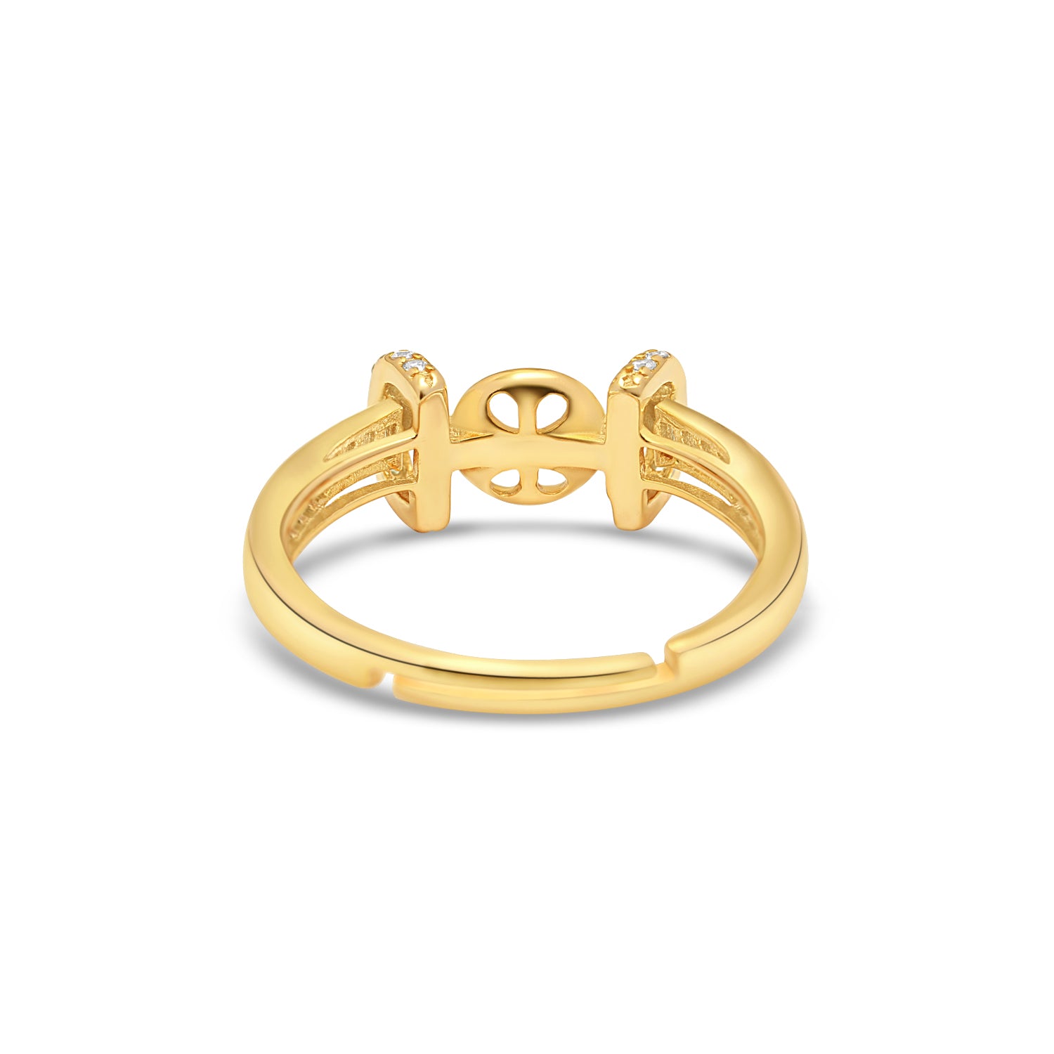 Adjustable Ring 925 Silver for pearl SC406G