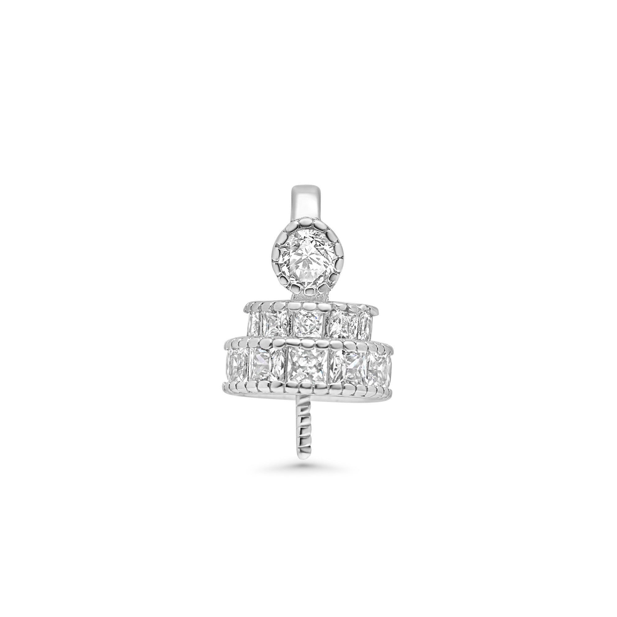 Pendant Clasp 925 Silver for Pearl SC481