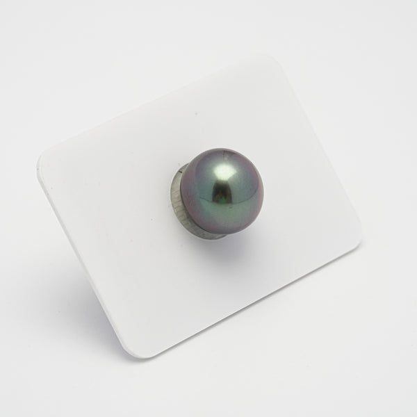 1pcs "High Luster" Green Cherry 12.3mm - NR AAA Quality Tahitian Pearl Single LP1874 TH1