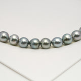 45pcs "High Luster" Silver Mix 8-9mm - SB AAA/AA Quality Tahitian Pearl Necklace NL1616 HL3