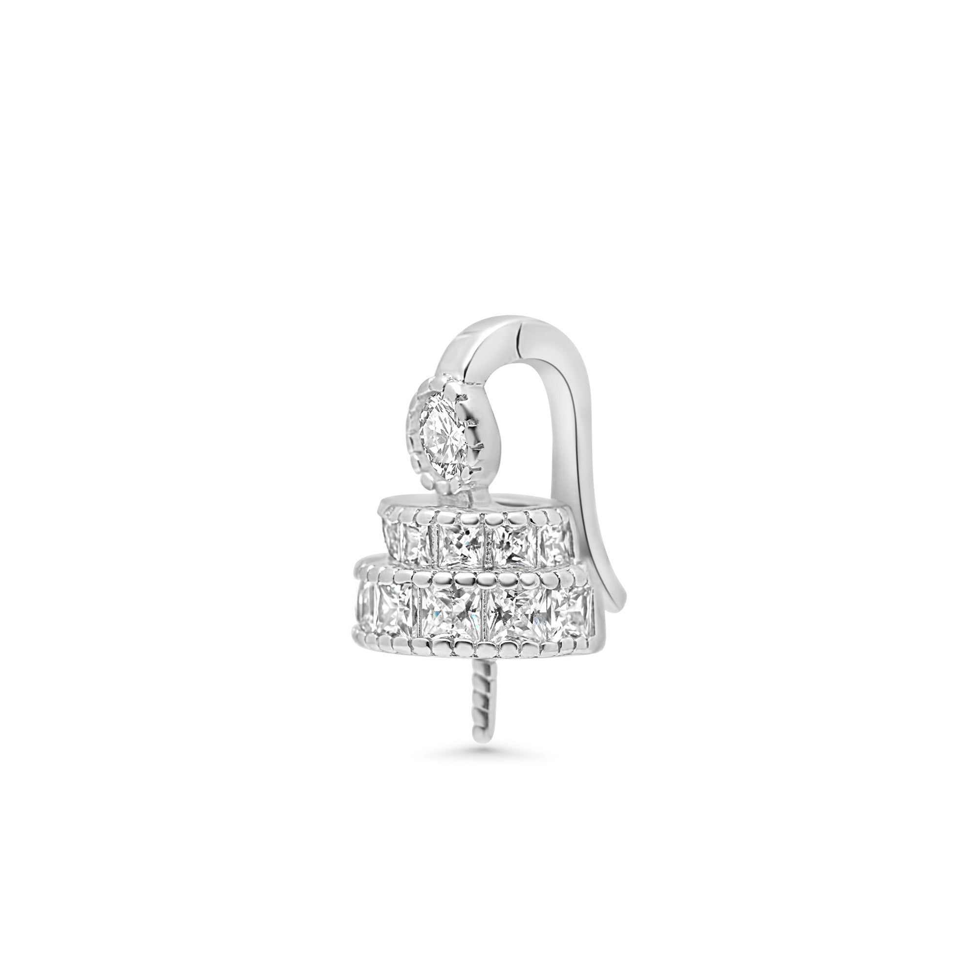 Pendant Clasp 925 Silver for Pearl SC481