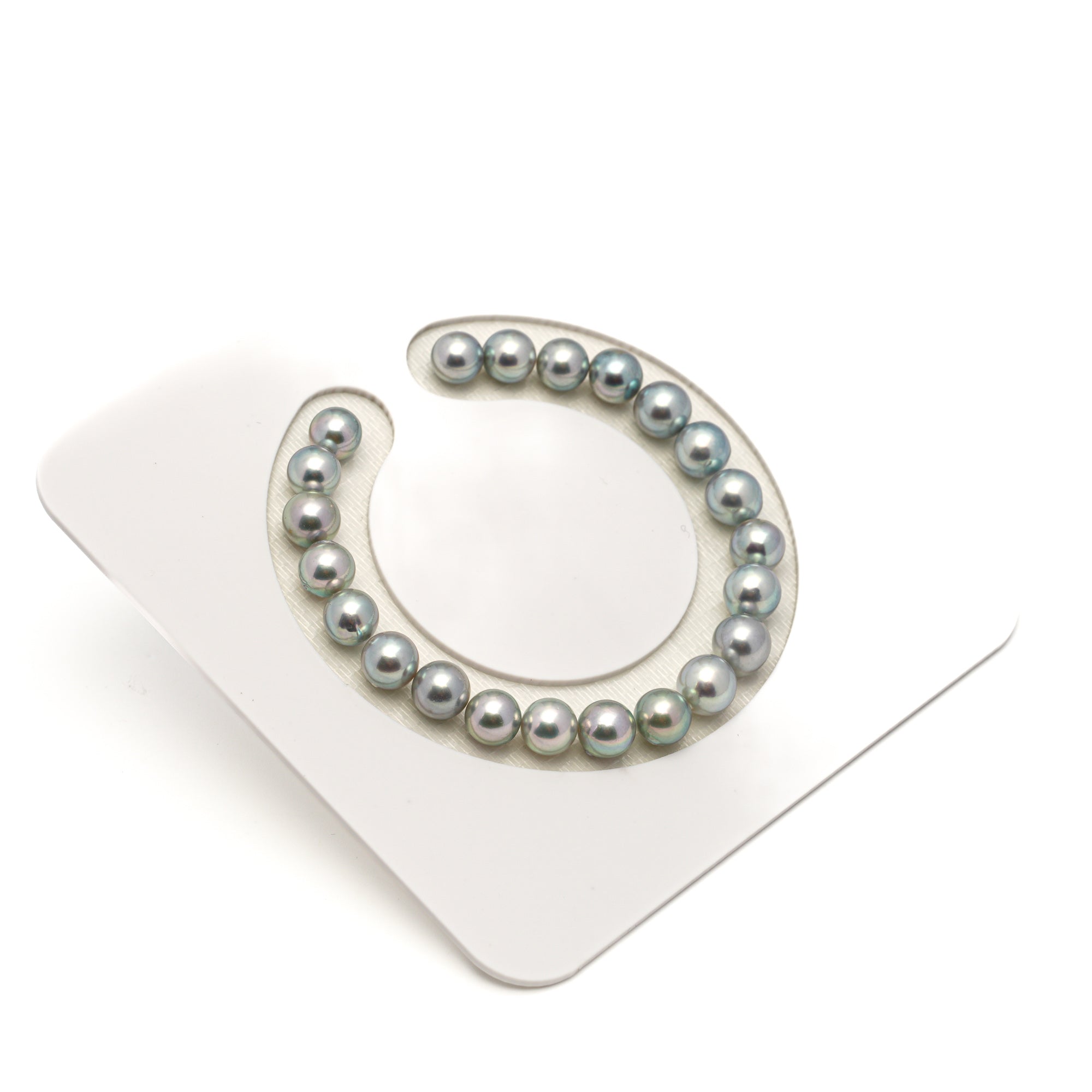 22pcs Akoya Pearl "High Luster" Silver Mix 7-7.9mm - SR/NR AA/AAA Quality Bracelet AKBR2404 CMA1