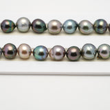 43pcs "High Luster" Multicolor 8-11mm - CL/SB AAA/AA Quality Tahitian Pearl Necklace NL1504 THMIX2.6