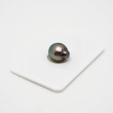 1pcs "High Luster" Green 10.9mm - CL/SB AAA/TOP Quality Tahitian Pearl Single LP1750 THMIX1