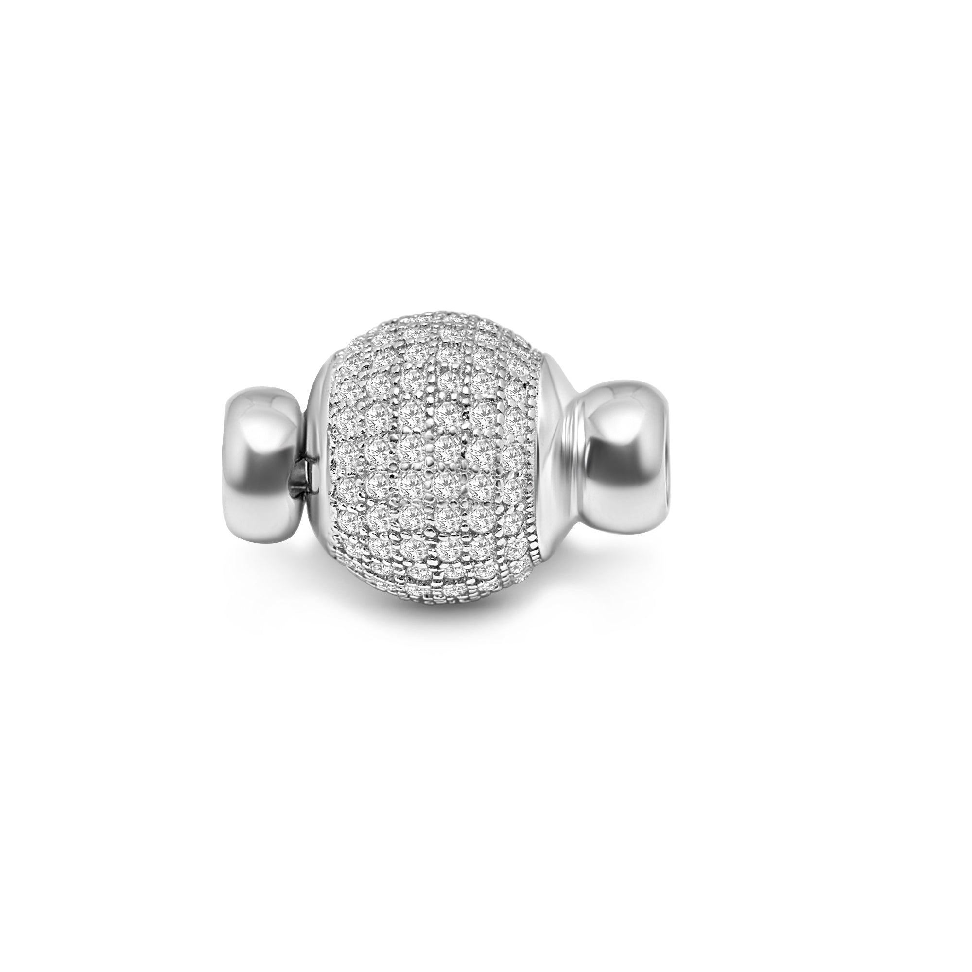 Ball Clasp 925 Silver for Pearl Necklace or Bracelet SC514