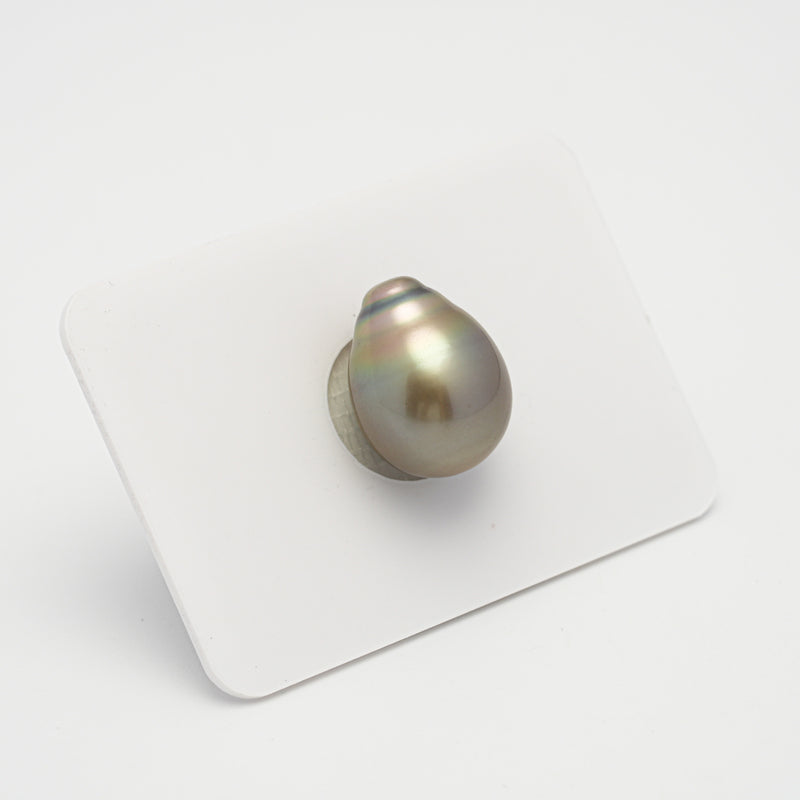 1pcs Light Green 12.2mm - SB AAA Quality Tahitian Pearl Single LP1961 A101