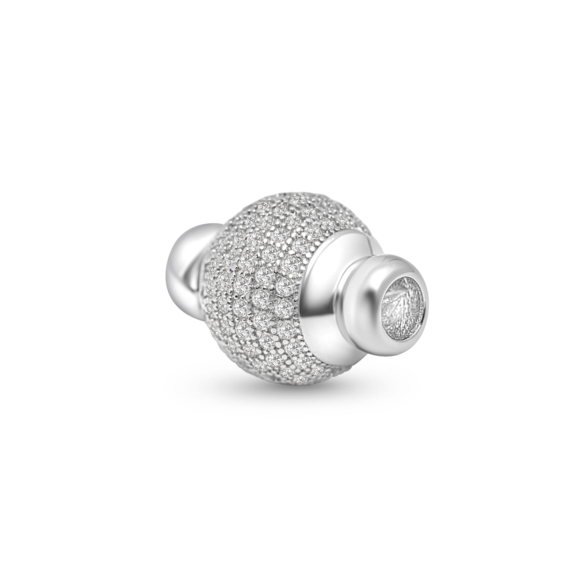 Ball Clasp 925 Silver for Pearl Necklace or Bracelet SC514
