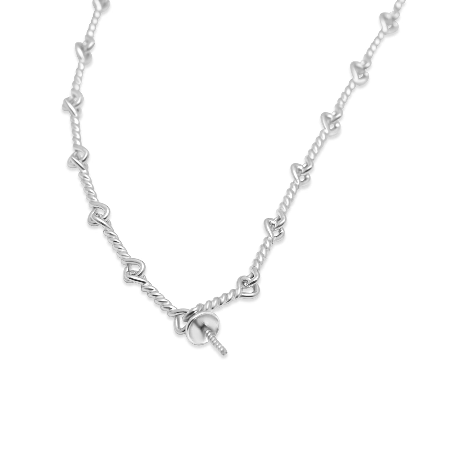 Bracelet Chain 925 Silver for pearl SC296/SC296G