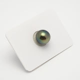 1pcs "High Luster" Blue Green 11mm - NR AAA/AA Quality Tahitian Pearl Single LP2096 TH1