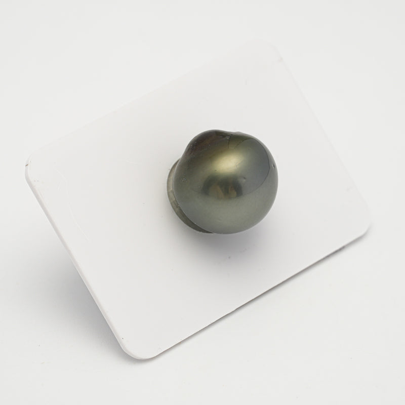 1pcs Green 15.2mm - SB AA Quality Tahitian Pearl Single LP2032 OR7