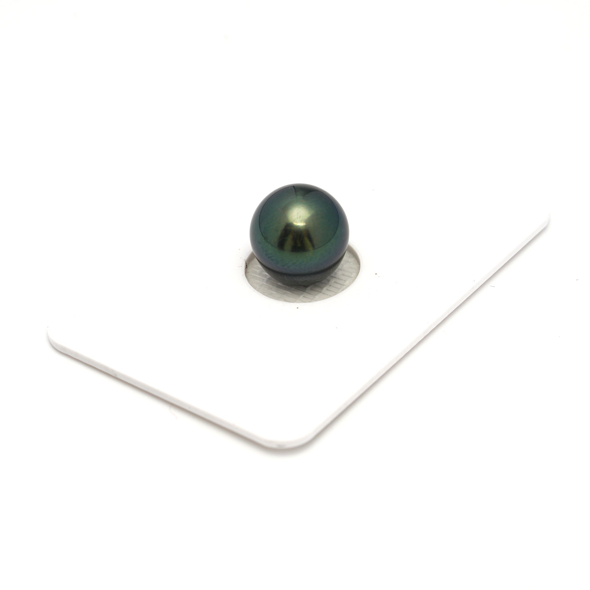 1pcs Green 10.4mm - SB/NR AAA/AA Quality Tahitian Pearl Single LP2222 OR12