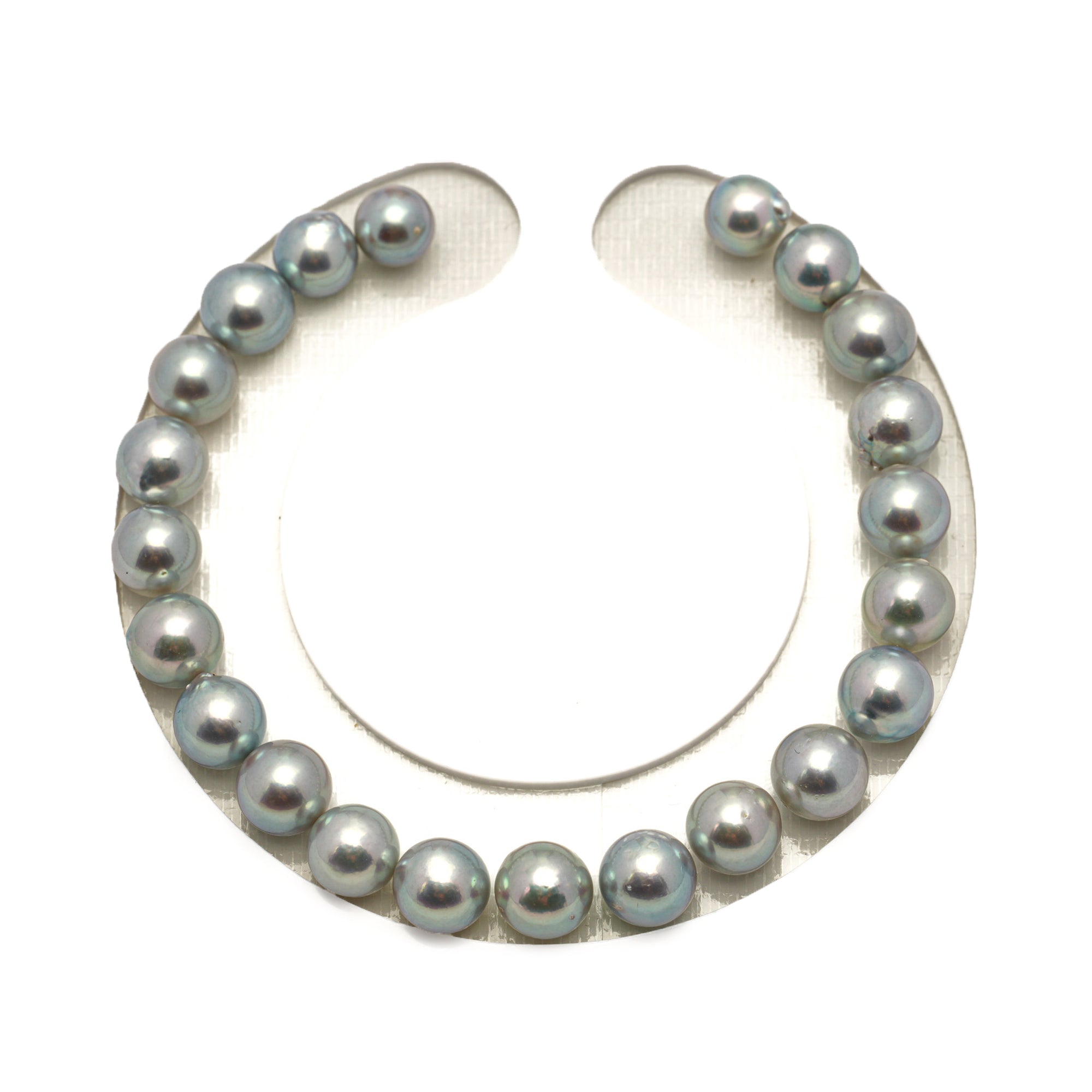 22pcs Akoya Pearl "High Luster" Silver Mix 7-7.9mm - SR/NR AA/AAA Quality Bracelet AKBR2405 CMA1