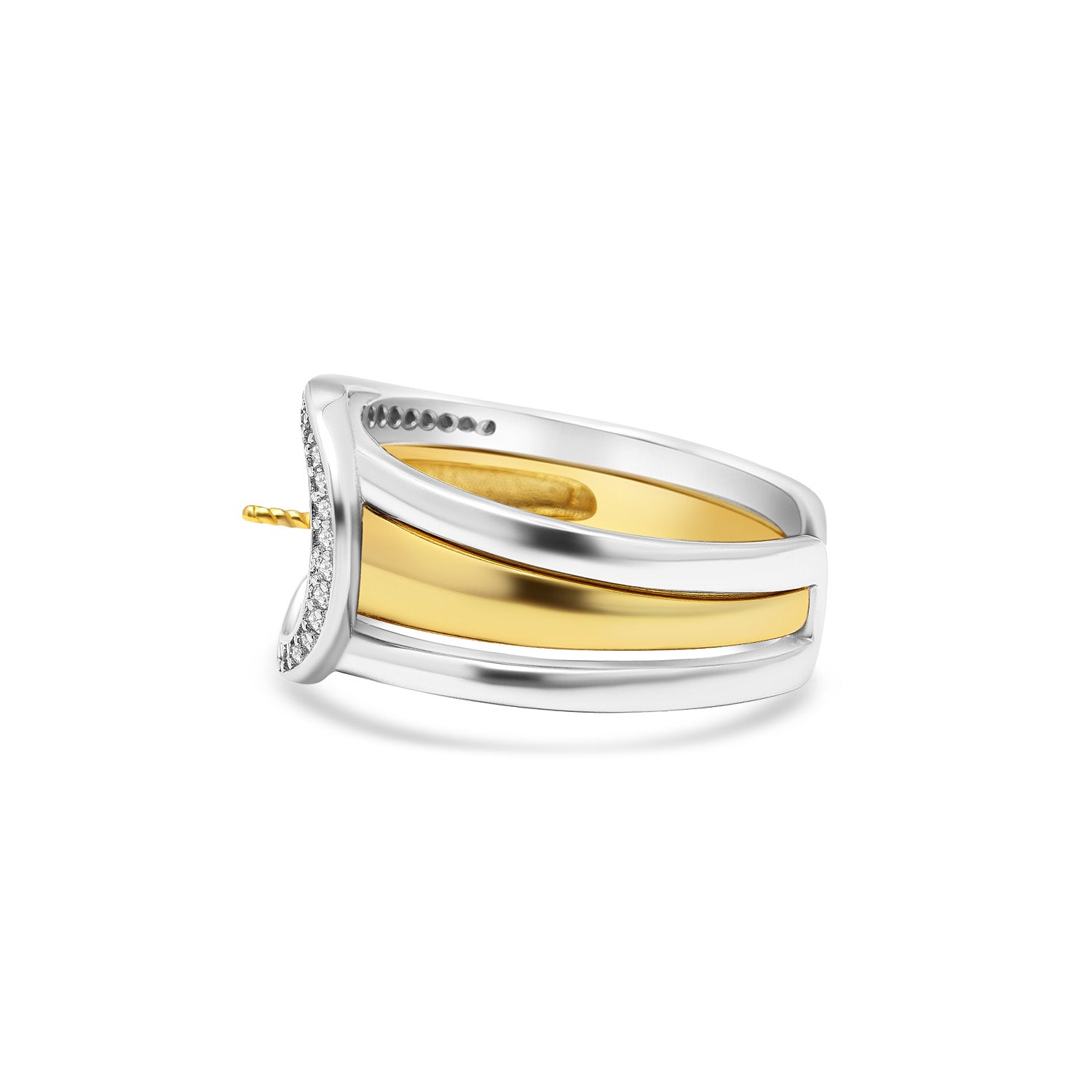 Adjustable Ring 925 Silver for pearl SC252