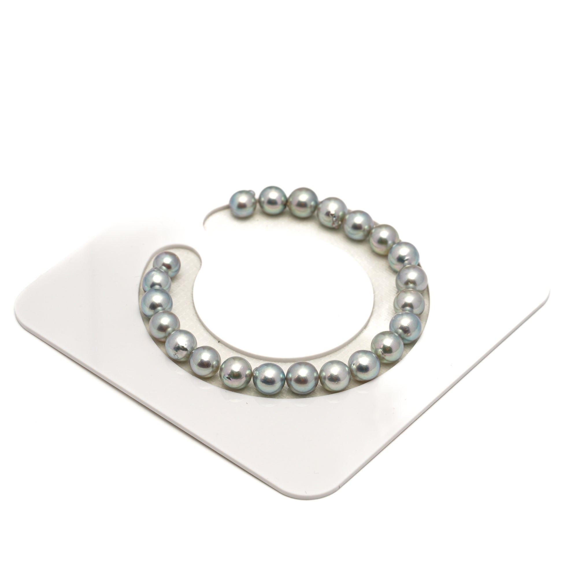22pcs Akoya Pearl "High Luster" Silver Mix 7-7.9mm - SR/NR AA/AAA Quality Bracelet AKBR2405 CMA1