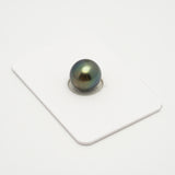 1pcs "High Luster" Blue Green 11mm - NR AAA/AA Quality Tahitian Pearl Single LP2096 TH1