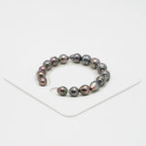 16pcs Cherry 8-10mm - CL AAA/AA Quality Tahitian Pearl Bracelet BR2034 OR7