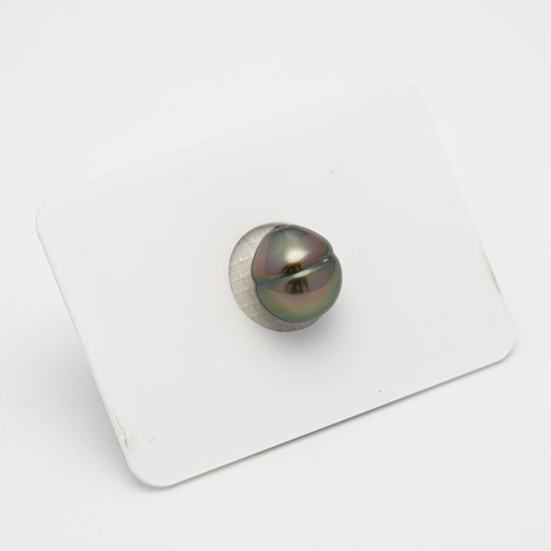 1pcs Green 9.7mm - CL/SB AAA Quality Tahitian Pearl Single LP2135 HL3