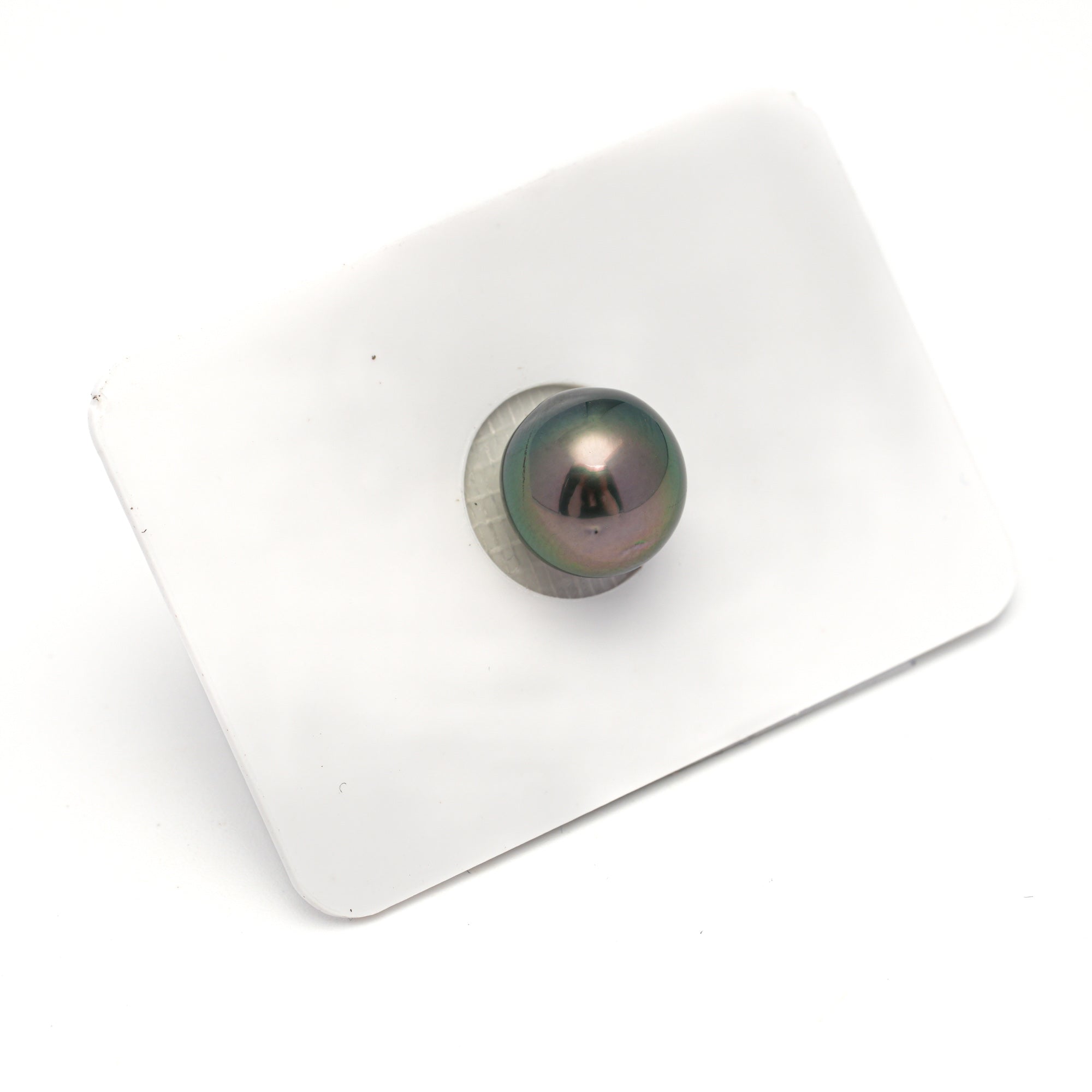 1pcs "High Luster" Peacock 10.4mm - NR AAA/AA Quality Tahitian Pearl Single LP2225 OR12