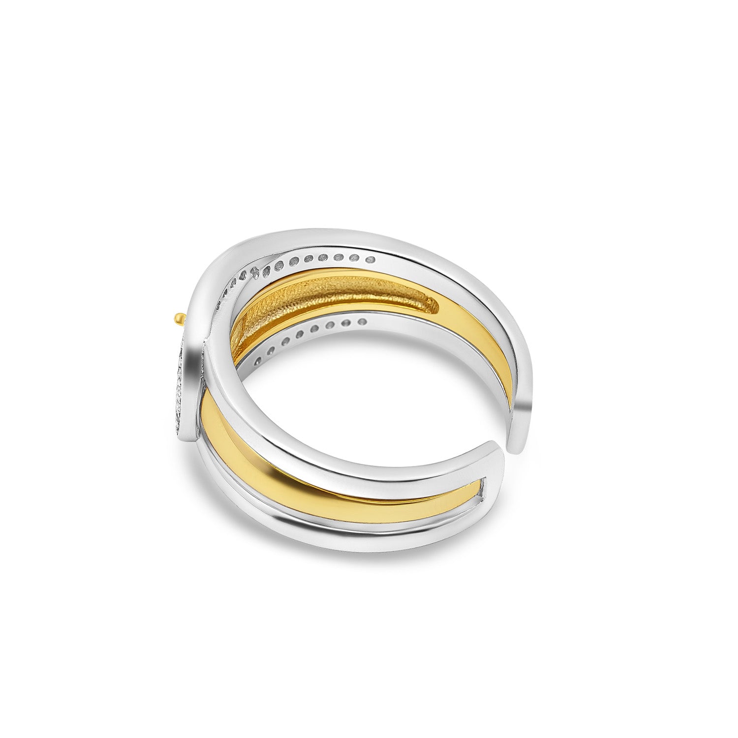 Adjustable Ring 925 Silver for pearl SC252