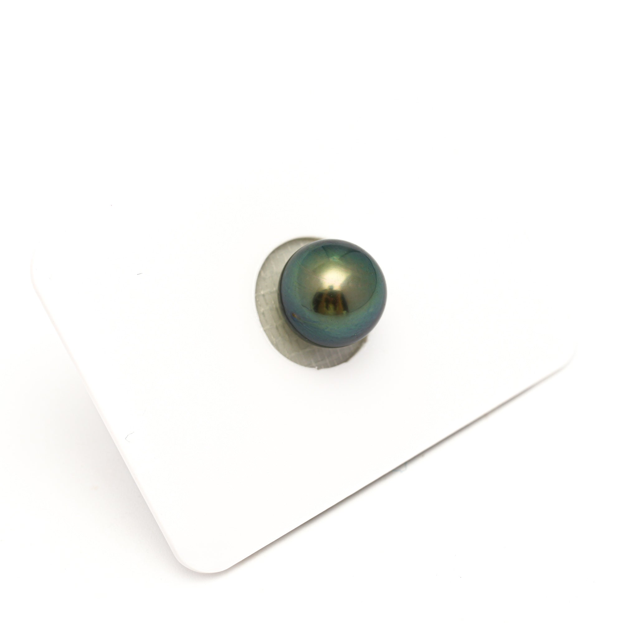 1pcs Blue Green 9.9mm - RSR AA Quality Tahitian Pearl Single LP2375 OR13