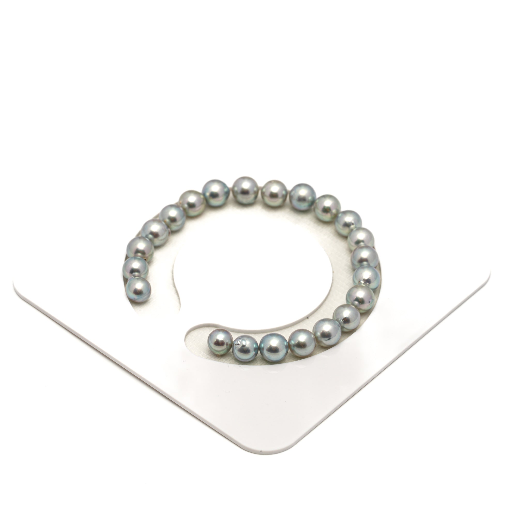 22pcs Akoya Pearl "High Luster" Silver Mix 7-7.9mm - SR/NR AA/AAA Quality Bracelet AKBR2405 CMA1