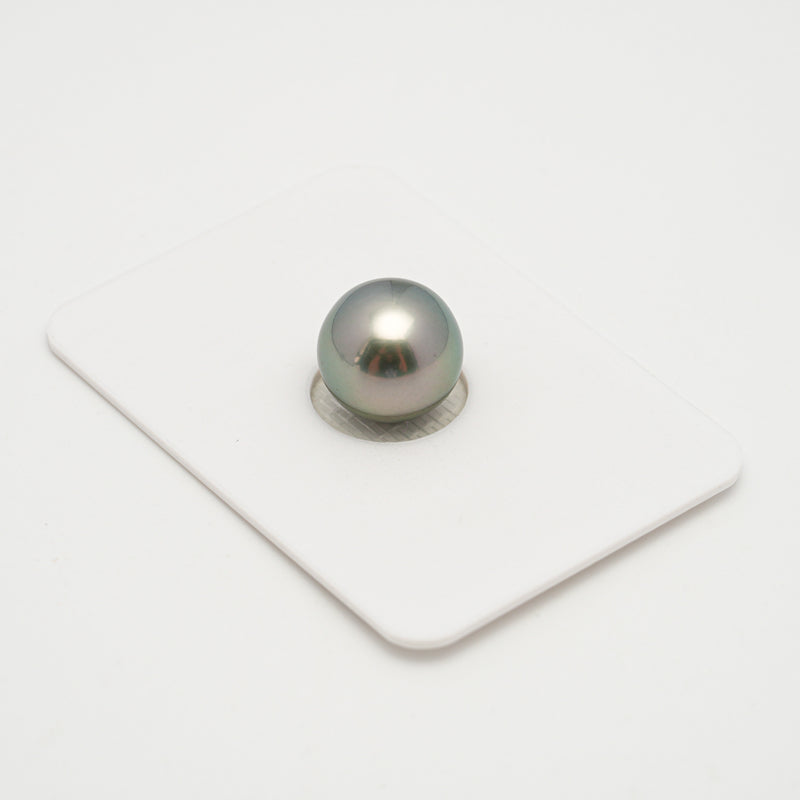 1pcs Blue Green 11.2mm - NR AAA/AA Quality Tahitian Pearl Single LP2116 OR1