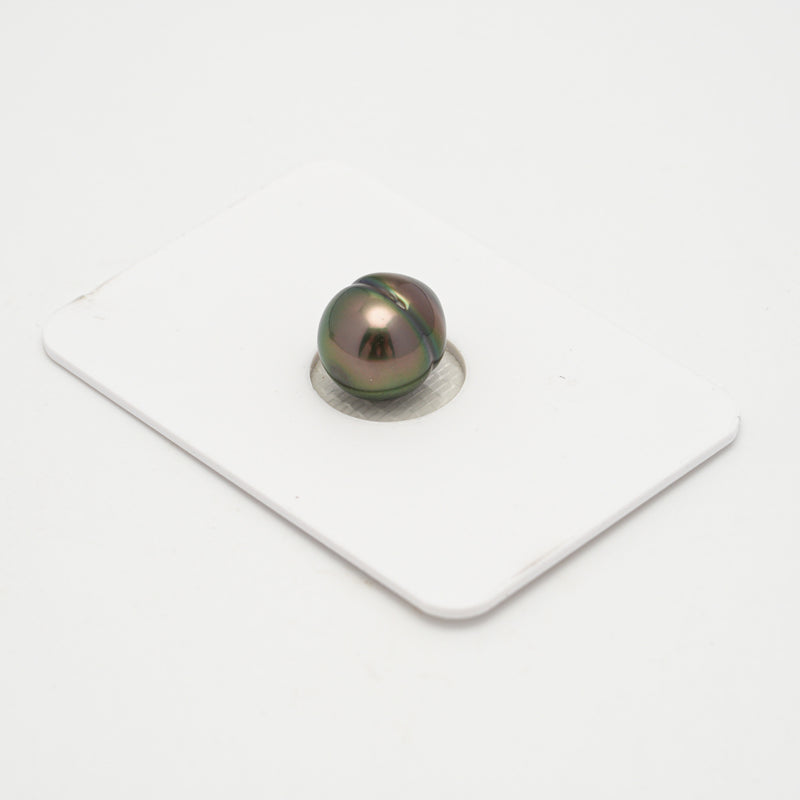 1pcs Green 9.7mm - CL/SB AAA Quality Tahitian Pearl Single LP2135 HL3