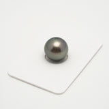 1pcs "High Luster" Blue Green 12.9mm - DROP TOP/AAA Quality Tahitian Pearl Single LP2097 TH1