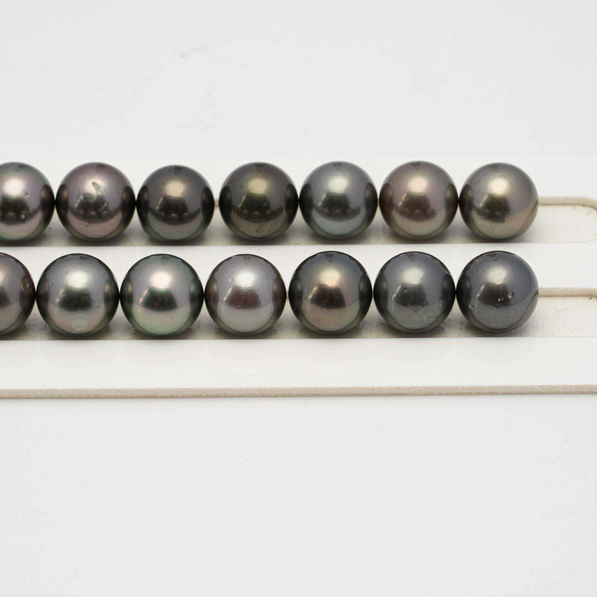 33pcs Mix 11-12mm - RSR AA/AAA Quality Tahitian Pearl Necklace NL1443 OR4