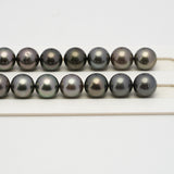 33pcs Mix 11-12mm - RSR AA/AAA Quality Tahitian Pearl Necklace NL1443 OR4