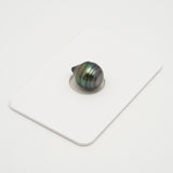 1pcs "High Luster" Peacock 9.5mm - CL AAA Quality Tahitian Pearl Single LP2033 OR7