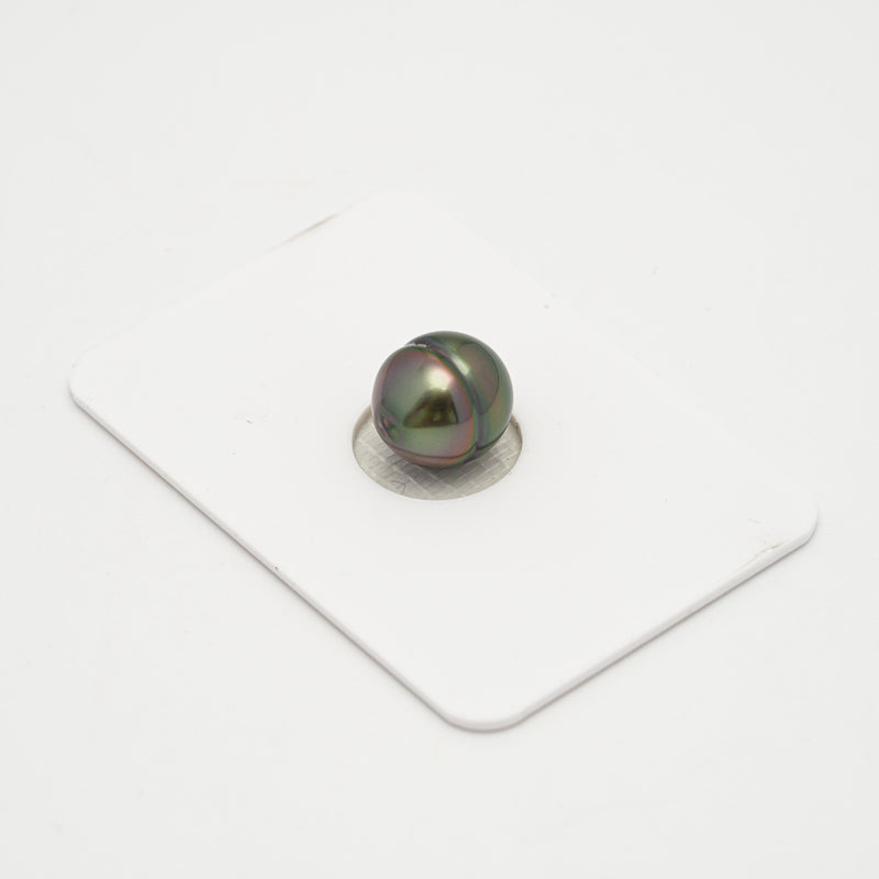 1pcs Green 9.7mm - CL/SB AAA Quality Tahitian Pearl Single LP2135 HL3