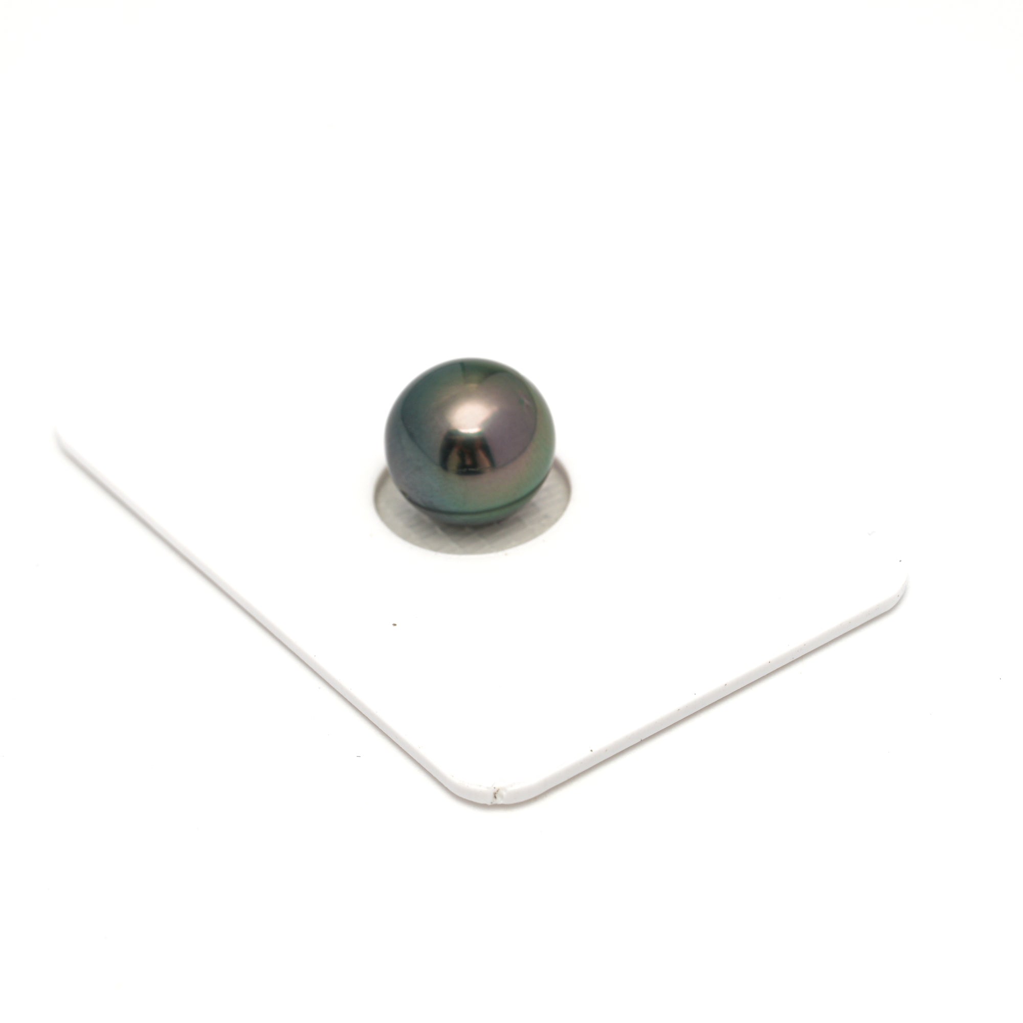 1pcs "High Luster" Peacock 10.4mm - NR AAA/AA Quality Tahitian Pearl Single LP2225 OR12