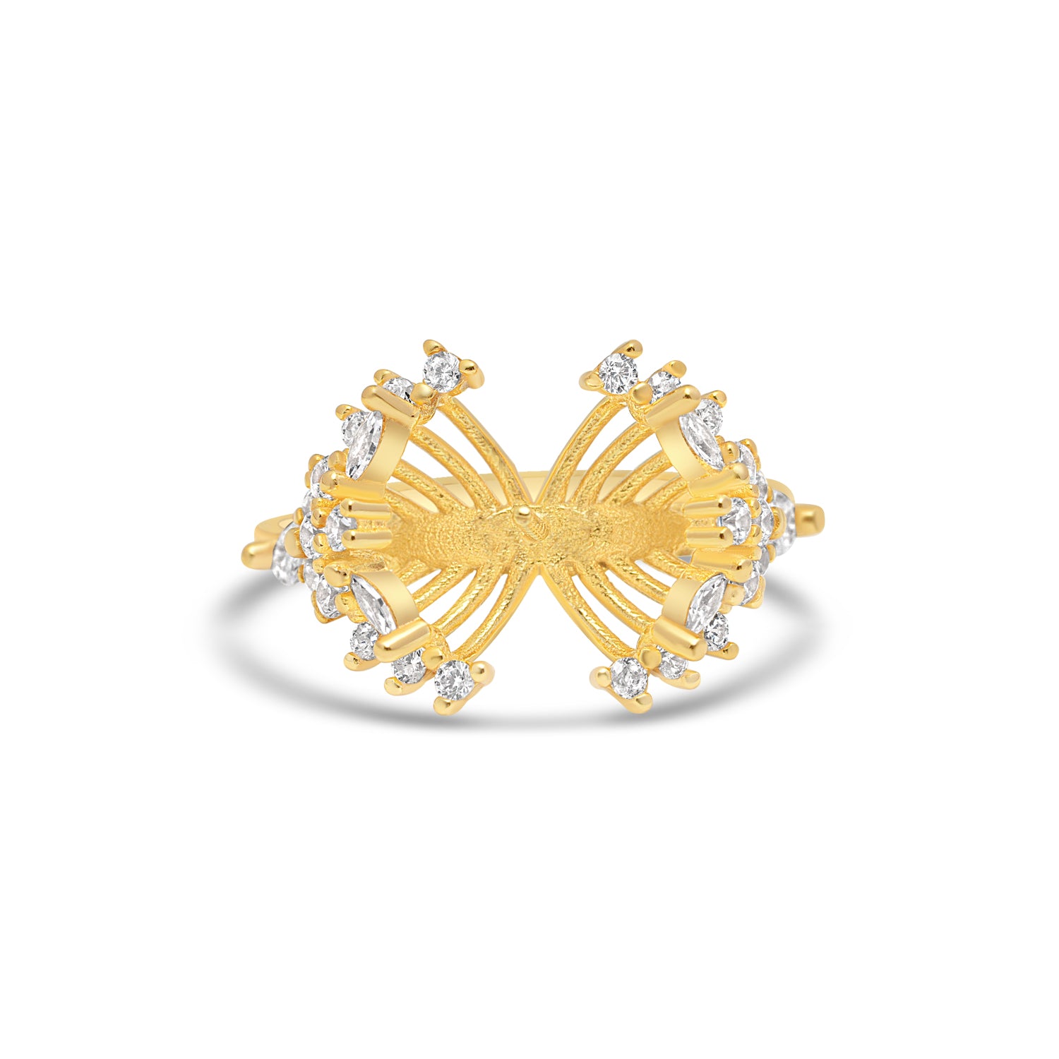 Adjustable Ring 925 Silver for pearl SC398G/SC398