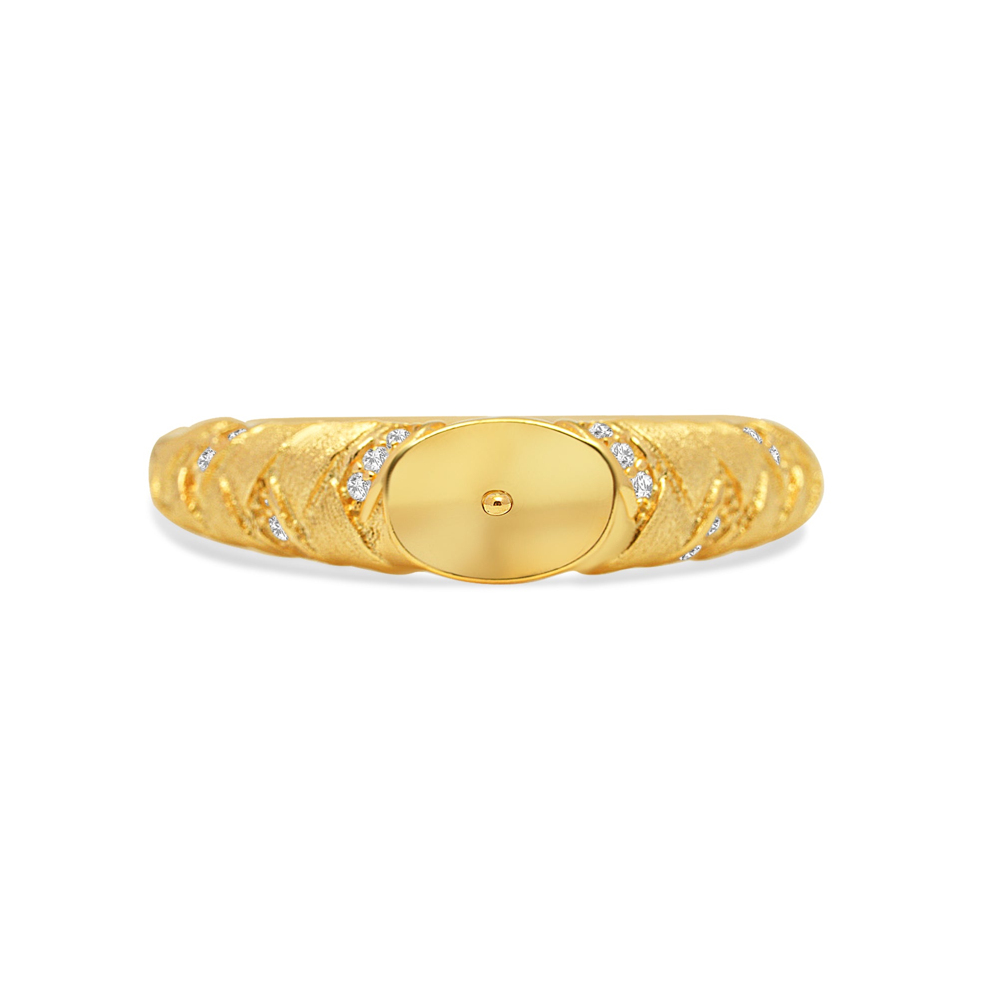 Adjustable Ring 925 Silver for pearl SC495G