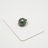 1pcs "High Luster" Peacock 9.5mm - CL AAA Quality Tahitian Pearl Single LP2033 OR7