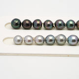 40pcs Light Mix 8-10mm - SB AAA/AA Quality Tahitian Pearl Necklace NL1505 THMIX2.6