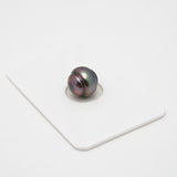 1pcs "TOP Luster" Green Cherry 10.1mm - CL TOP Quality Tahitian Pearl Single LP1686 OR7