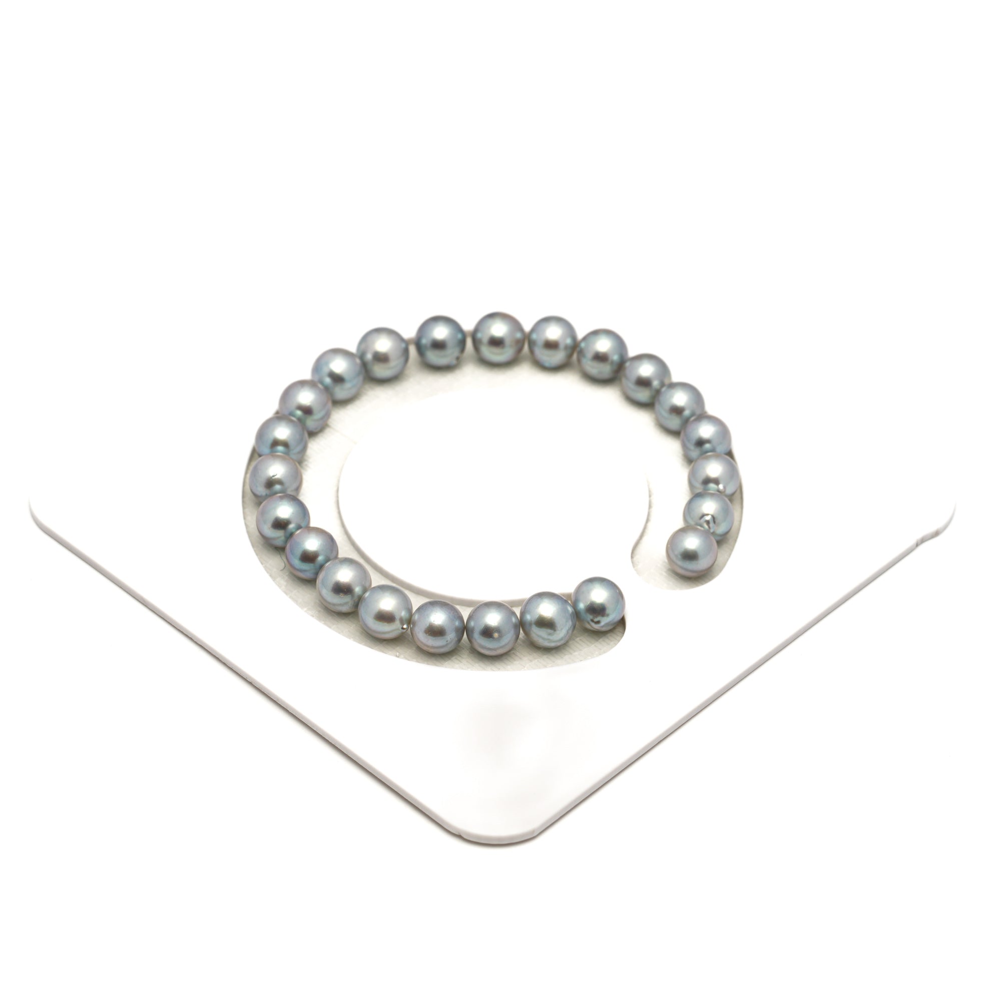 23pcs Akoya Pearl "High Luster" Silver 7.4-7.9mm - SR AA Quality Bracelet AKBR2406 CMA1