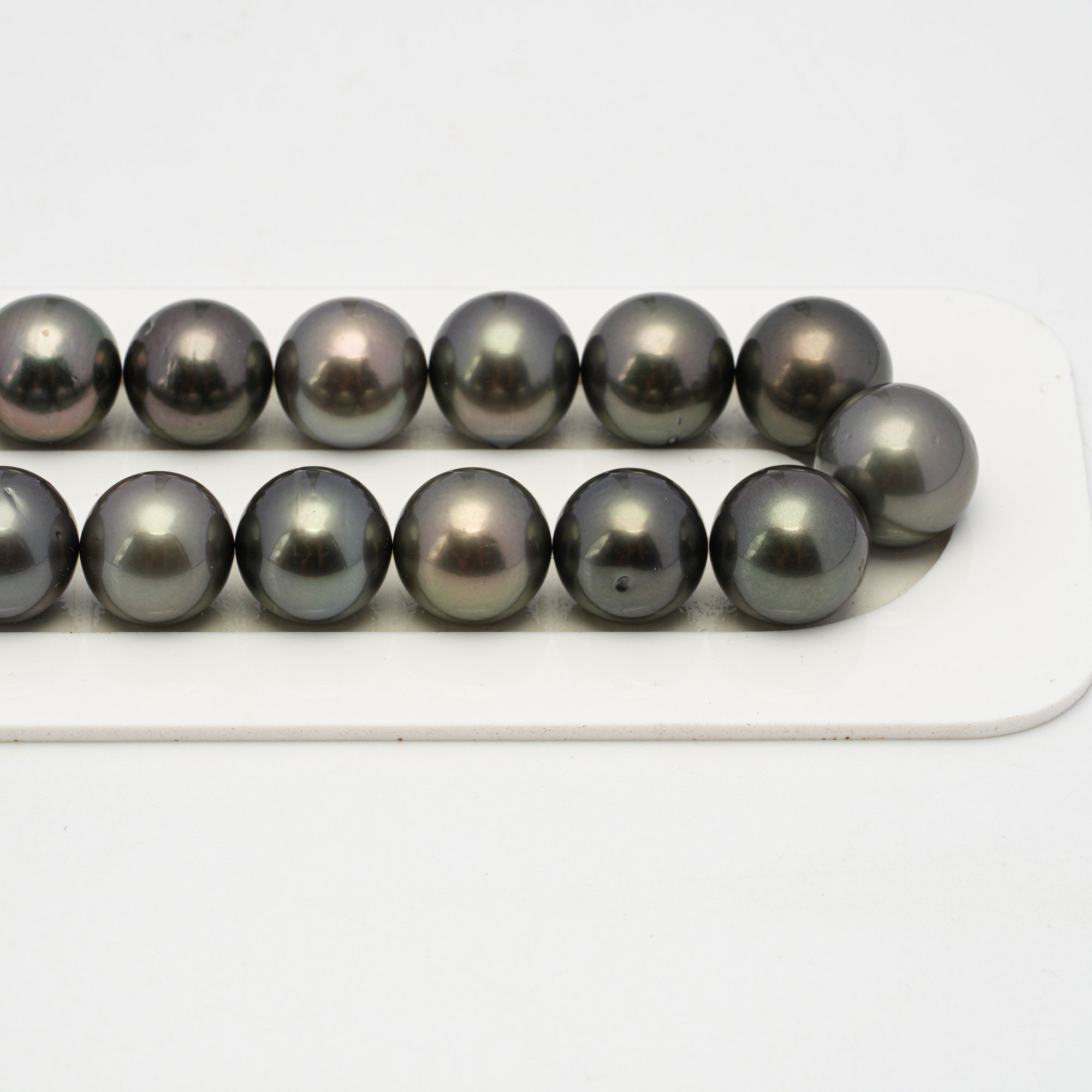 33pcs Mix 11-12mm - RSR AA/AAA Quality Tahitian Pearl Necklace NL1443 OR4