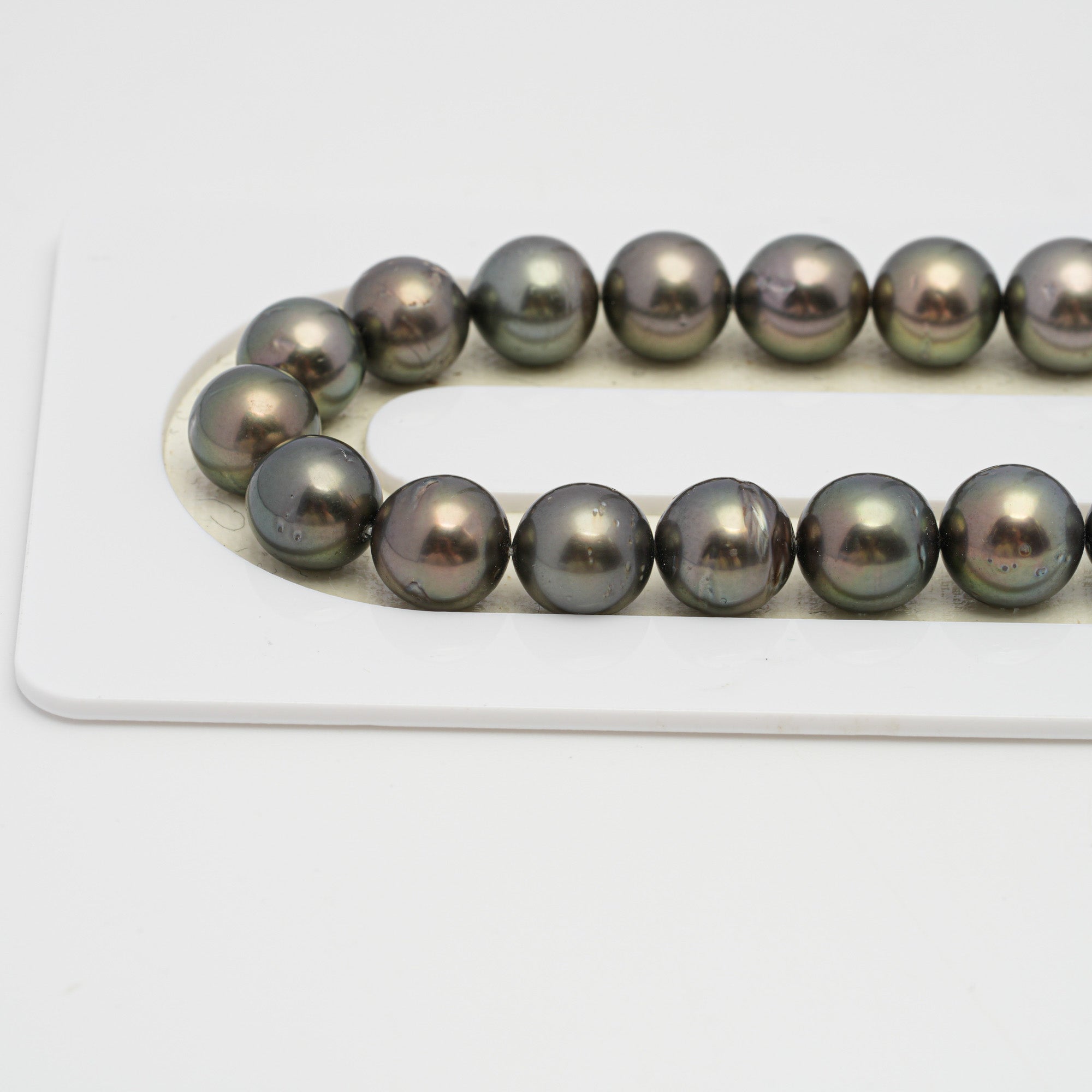 43pcs Mix 8-9mm - SR AAA-A Quality Tahitian Pearl Strands NL1460 CMCS1