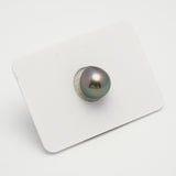 1pcs Green Cherry 10.4mm - DROP TOP Quality Tahitian Pearl Single LP2034 OR7