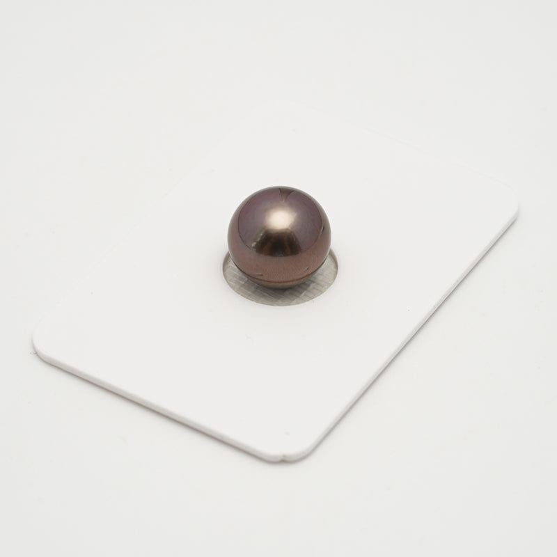 1pcs Brown Cherry 10.7mm - NR AAA/AA Quality Tahitian Pearl Single LP2117 OR10