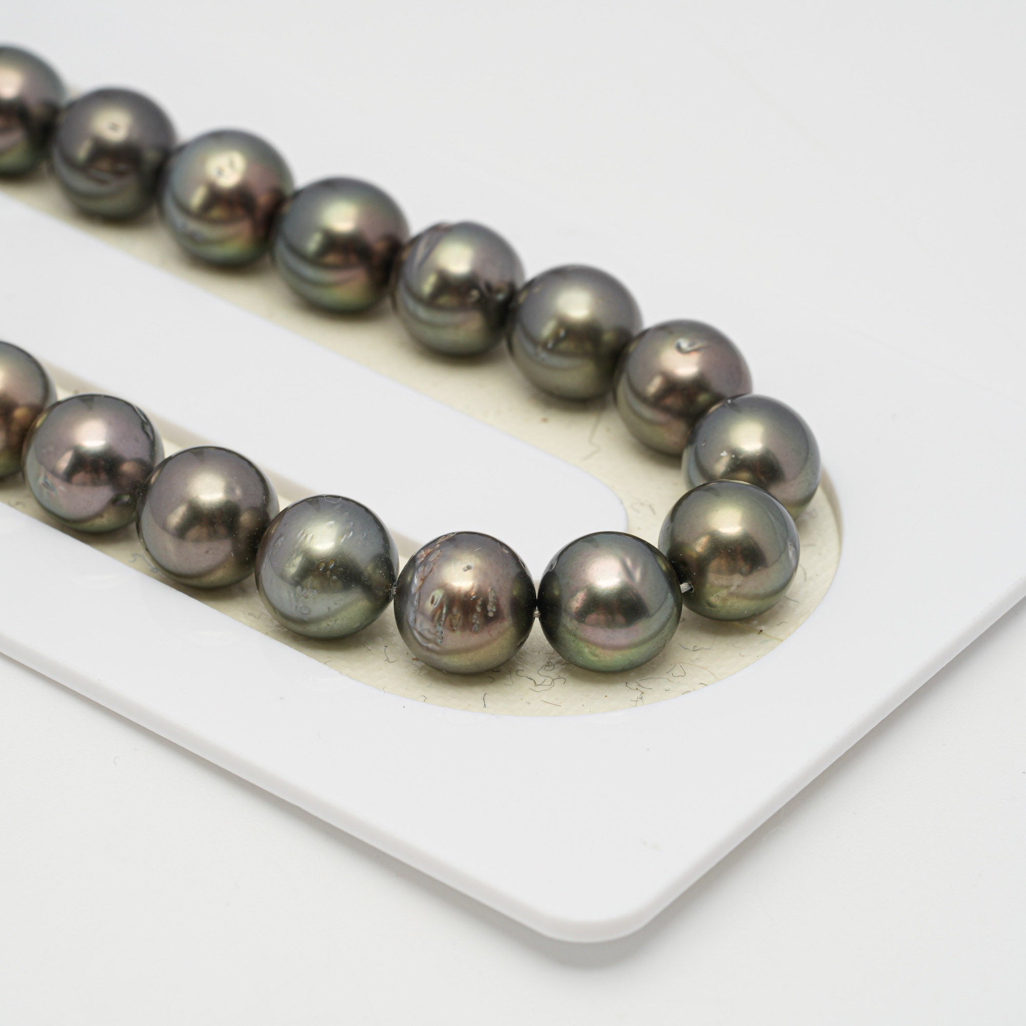 43pcs Mix 8-9mm - SR AAA-A Quality Tahitian Pearl Strands NL1460 CMCS1